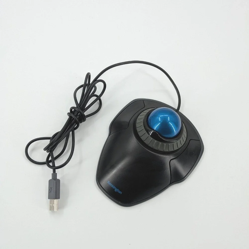 Kensington K72337 Orbit Smooth Trackball with‎ Scroll Ring Marble Mouse M01047